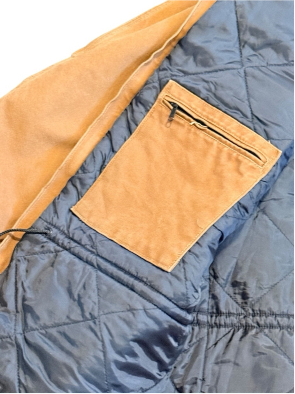 Vtg Carhartt MENS ARCTIC QUILT LINED SANDSTONE TRADITIONAL COAT C26 Sz XL - Picture 3 of 8
